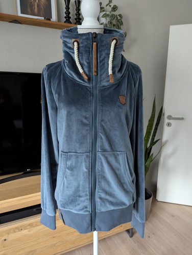 Naketano damen samtjacke blau - naketano,