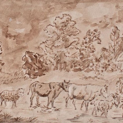 Zeichnung landschaft klengel - zeichnung,