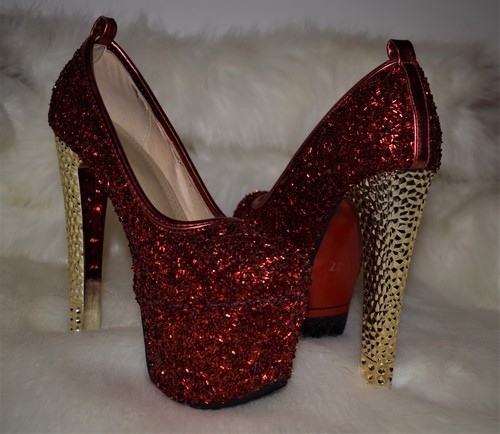 Plateau high heels pumps - plateau,