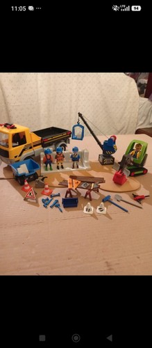 Playmobil baustelle haus - baustelle, mit