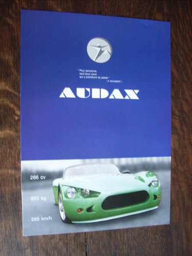 Audax prospekt brochure - audax,