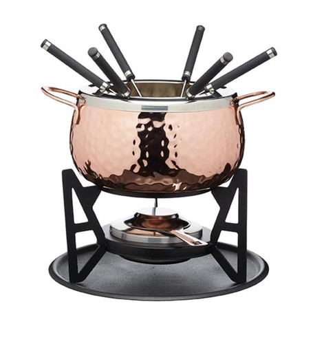 Fondue set edelstahl - fondue,