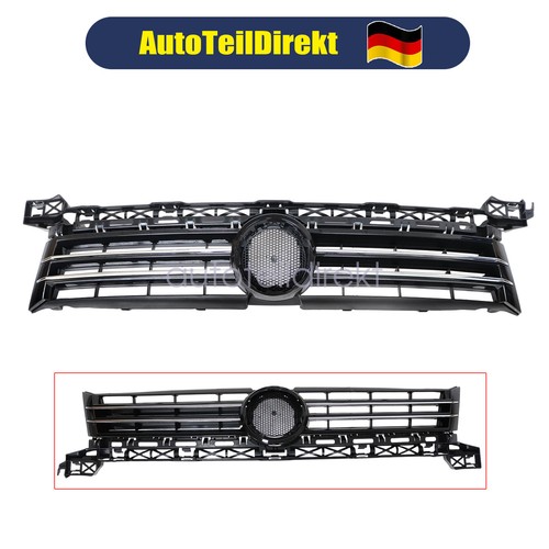 Kühlergrill schwarz chrom - kühlergrill,