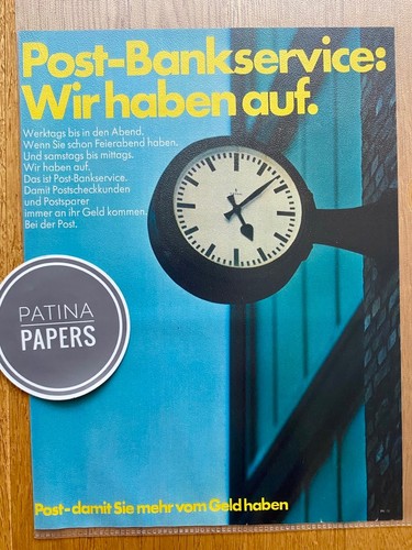 1972 post bankservice - post-bankservice, wir