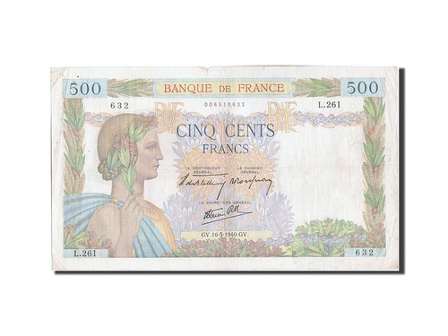 Geldschein frankreich 500 - geldschein,, frankreich,