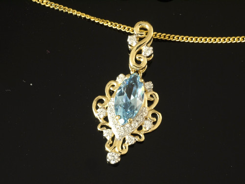 585 gold jugendstil kette - 585,