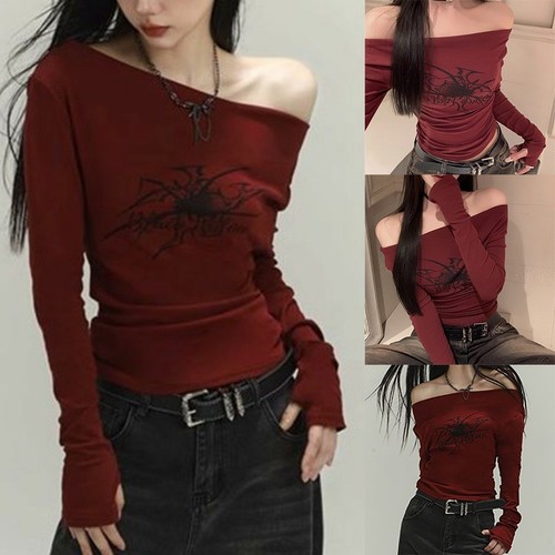 Gothic spinnen print - print, t-shirt
