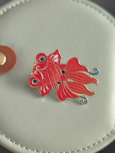 Goldfisch pin anstecker - goldfisch,