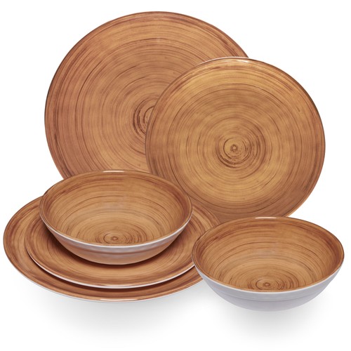 Melamin geschirr set - geschirr, beige