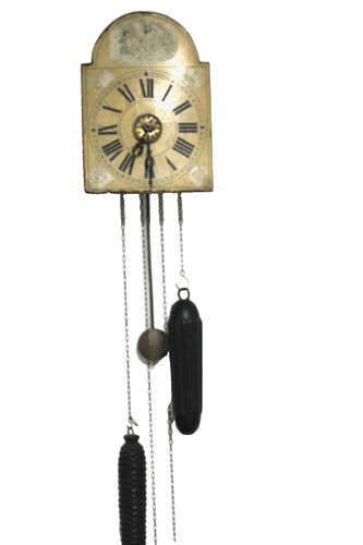 Alte schilde uhr gewichte - 2,
