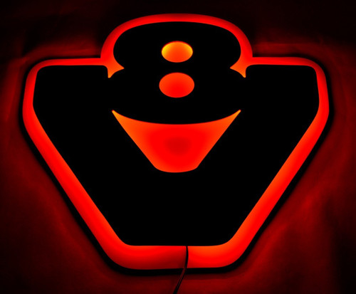 Led rot kabinenlicht - v8,
