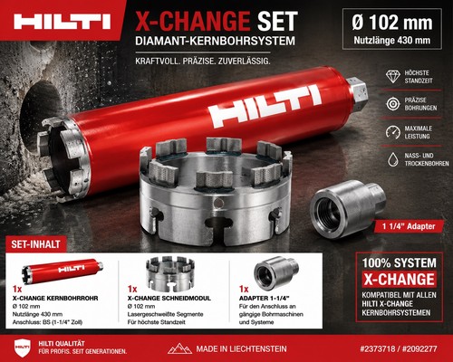 Hilti change set ø102mm - set,