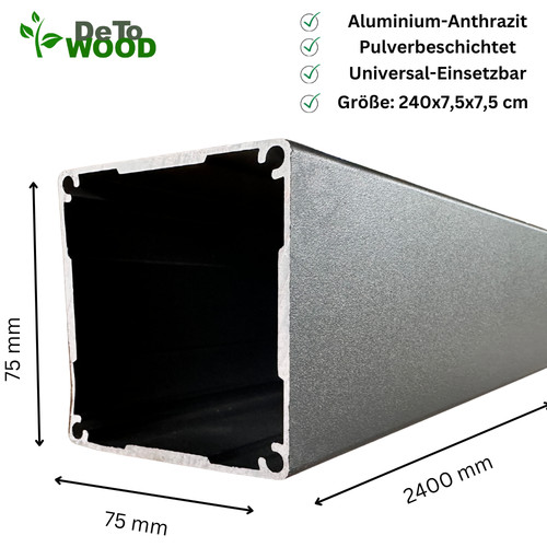 Aluminium pfosten universal - pfosten,