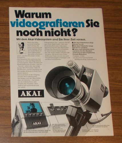 Seltene werbung akai - seltene,