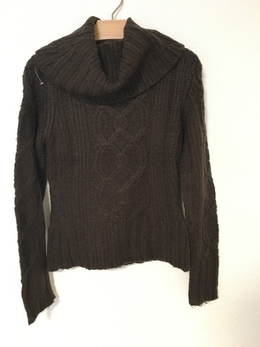 Damen strickpullover braun - strickpullover,