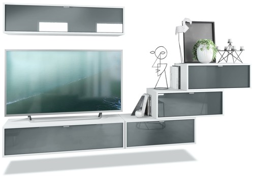 Wohnwand anbauwand fernsehwand - wohnwand,