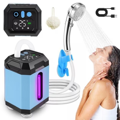 Tragbare campingdusche akku - tragbare,