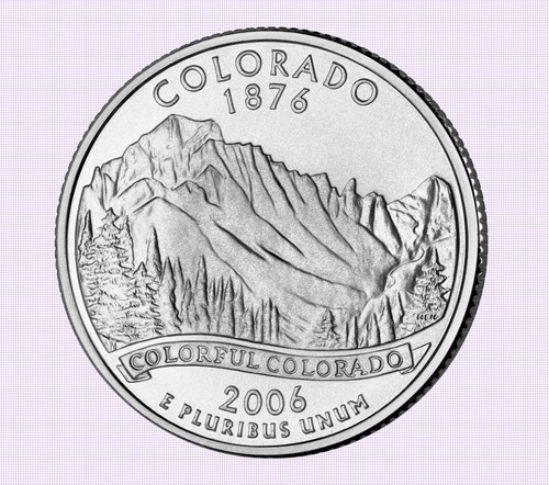 Quarter dollar colorado 2006 - colorado,