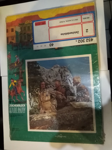 Karl may winnetou - may, malblock