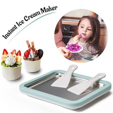 Ice cream rolls platte maker - ice,