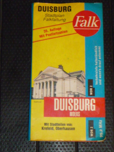 Falk stadtplan duisburg - duisburg, (