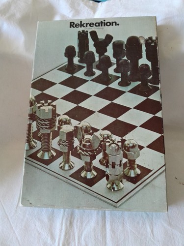 Schachspiel metall vintage - vintage,