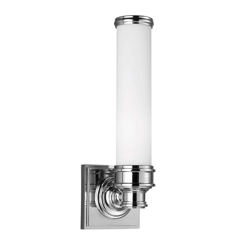 Weiß chrom badezimmerlampe - chrom,