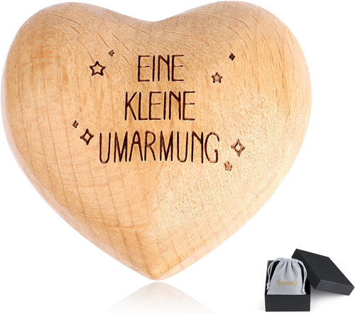 Holz herz mutmacher geschenk - herz,