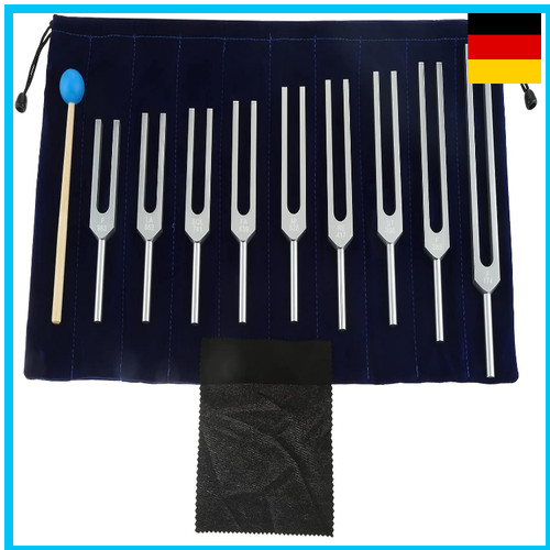 Dreld solfeggio stimmgabel set - solfeggio,