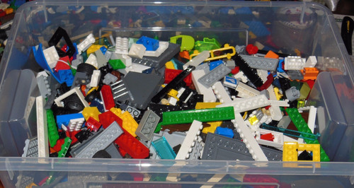 Lego konvolut lose 3 kg - 3,