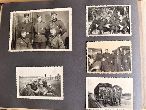 Altes fotoalbum flak - fotoalbum, krupp