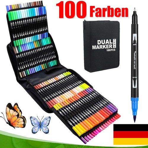 100 farben filzstifte - 100,