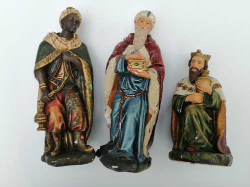 Antike krippenfiguren gips - krippenfiguren,