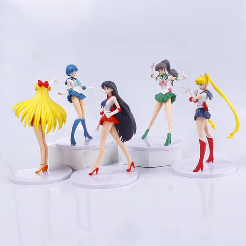 5er set sailor moon anime - sailor,