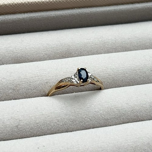 Goldring 10k mit schwarzem - goldring,
