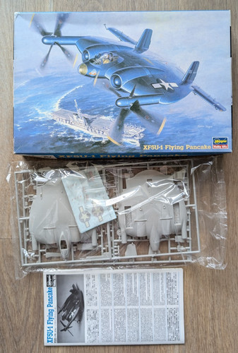 Hasegawa xf5u 1 flying - hasegawa, xf5u-1