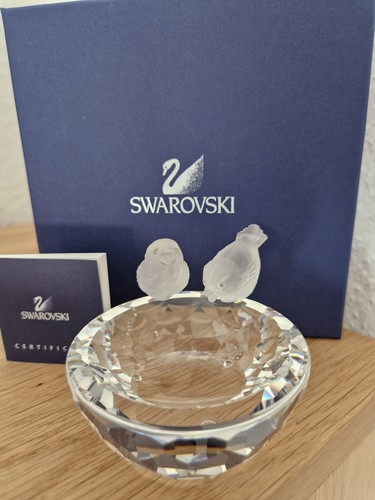 Swarovski figuren vogeltränke - swarovski,