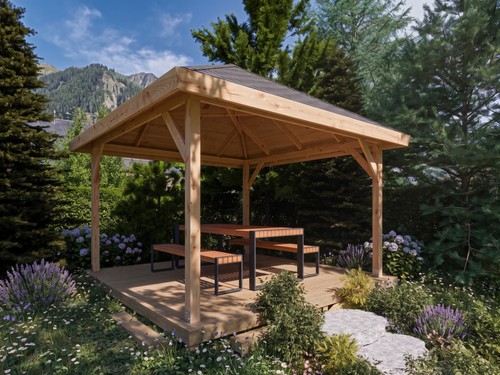 Pavillon gartenlaube syros - pavillon,