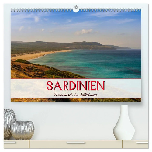 Sardinien panoramakalender - panoramakalender, /
