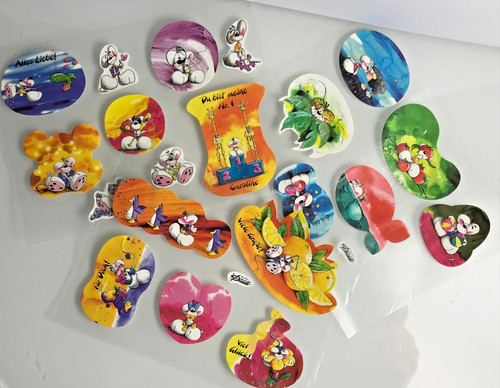 22er set diddl sticker - *22er, set*