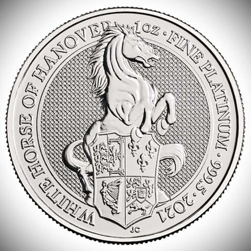 Unze platin white horse of - unze,