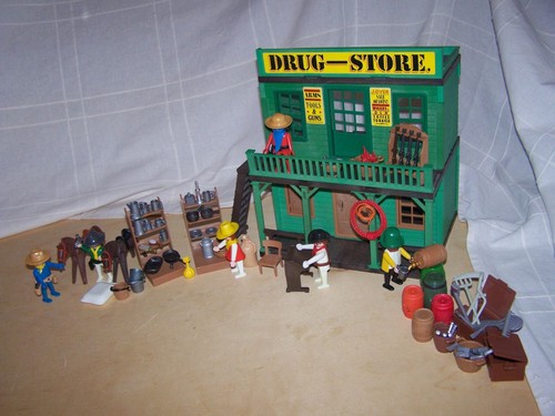 Playmobil wester drug store - drug,