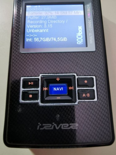 Iriver h320 mp3 - player, mit