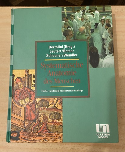 Systematische anatomie des - anatomie,