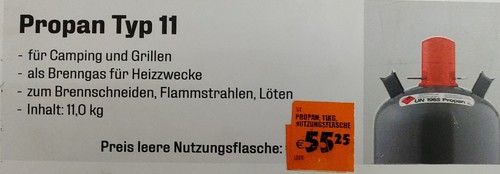 Stück propangasflaschen - 6,