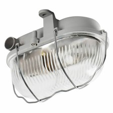 Kellerlampe oval Leuchte Schiffsarmatur IP44 Keller E27 LED Garage Schildkröte