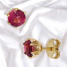 Ohrstecker rund 585 Gold