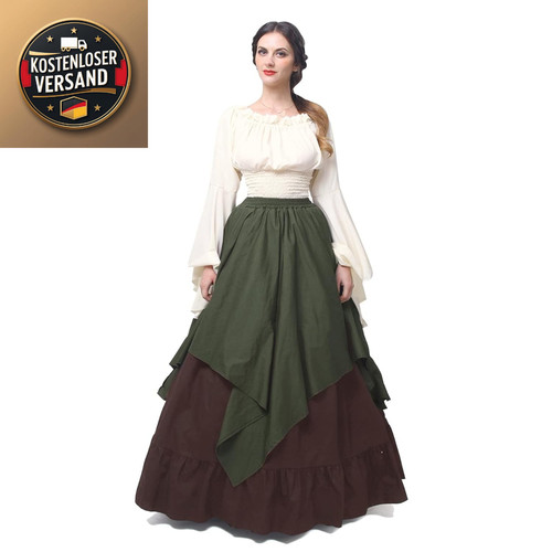 Renaissance kleid damen - kleid,