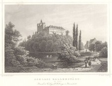 Ballenstedt Original Stahlstich Oeder 1852