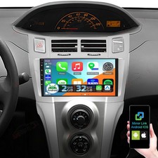 9'' Android 15 Autoradio GPS Navi Carplay Für Toyota Yaris XP90 2005-2012 2+32G